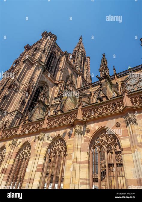 Cathedrale Notre Dame Or Cathedral Of Our Lady Of Strasbourg In Alsace