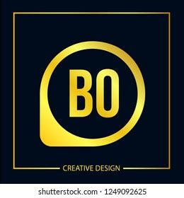 Initial Letter Bo Logo Template Design Stock Vector Royalty Free