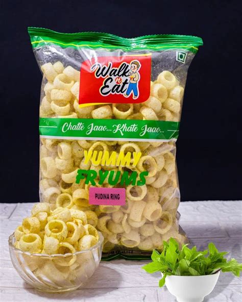 Fryums Pudina Ring Snacks Crispy Packaging Size 100g At Rs 18 Pack