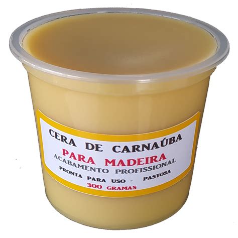 Cera de carnaúba para madeira marcenaria artesanato atóxica pronta para