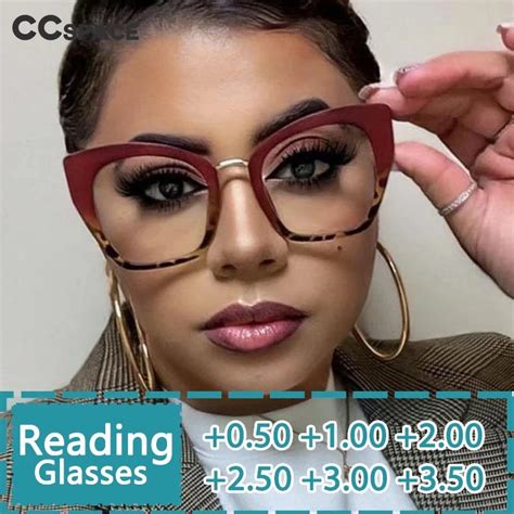 Gafas De Lectura Con Montura Grande Para Mujer Lentes De Presbicia