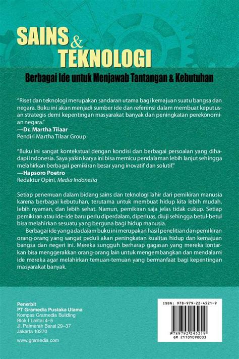 Buku Sains Teknologi Dan Manusia Malakuio