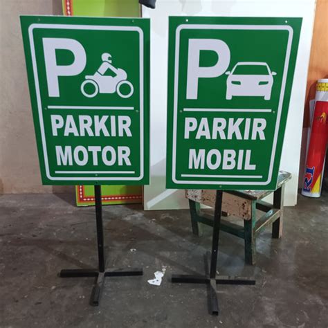 Jual Papan Tanda Sign Berdiri Kab Bekasi KCM Trias Store Tokopedia