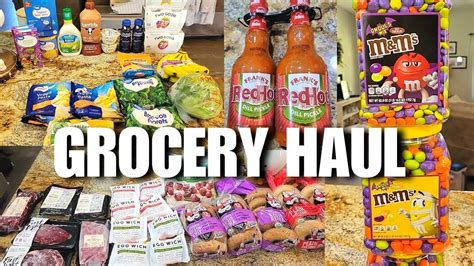 New Huge Grocery Haul Aldi Sams Club Walmart Thrive Market Nicole