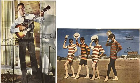 Lot 206 The Beatles Elvis Reveille Posters