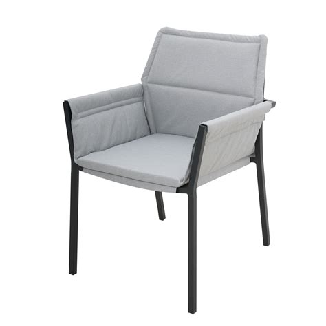 Fauteuil De Jardin Aluminium Orion Delta Anthracite Naterial Leroy Merlin