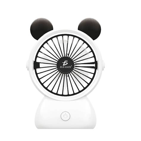 Mini Ventilador De Escritorio Recargable En Forma De Mickey ELE GATE