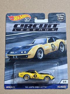 Hot Wheels Premium Circuit Legends 69 Copo Corvette Hobbies Toys