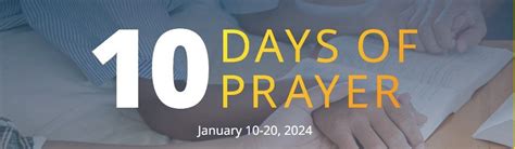 2024 Ten Days Of Prayer Lufkin Seventh Day Adventist Church Lufkin Tx