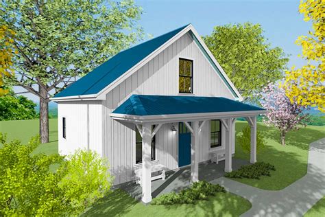 Square Foot Cottage With Upstairs Loft Sng Architectural