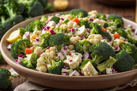 Crunchy Broccoli Cauliflower Salad Recipe Epicure Recipe