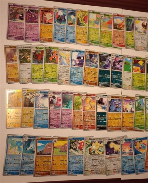 Lot de 50 cartes Pokémon 151 EV3 5 REVERSE Neuf Fr eBay