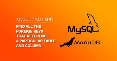 How To Find All The Foreign Keys That Reference A Particular Table And