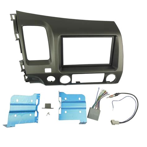 Dark Atlas Grey Double Din Fascia For Civic Radio Dvd Stereo