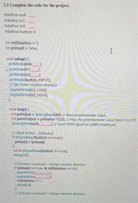 Solved Task 2: Controlling the speed of a DC motor with a | Chegg.com