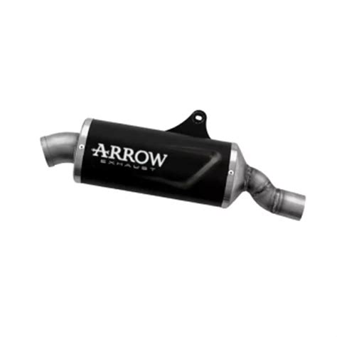 Silencieux Indy Race Evo Arrow Aon Aluminium Dark Noir Pour