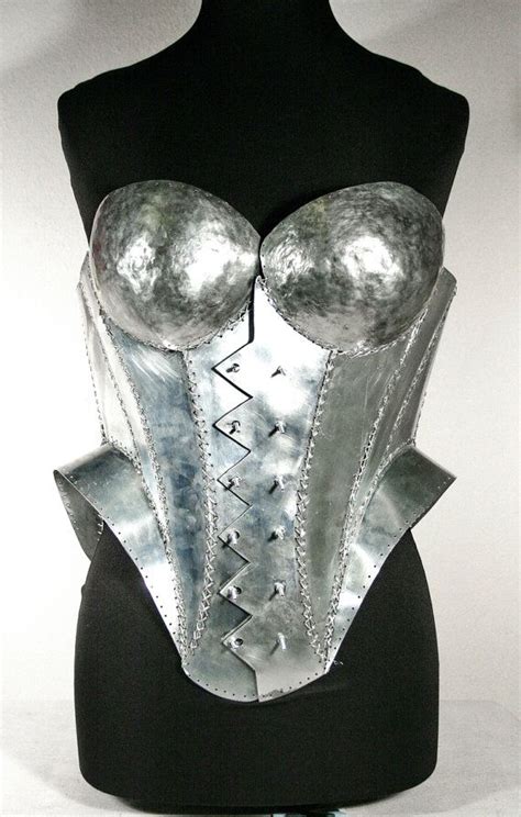 Pin By Tasha Marsh On Corset Queen Metal Clothing Metal Fashion