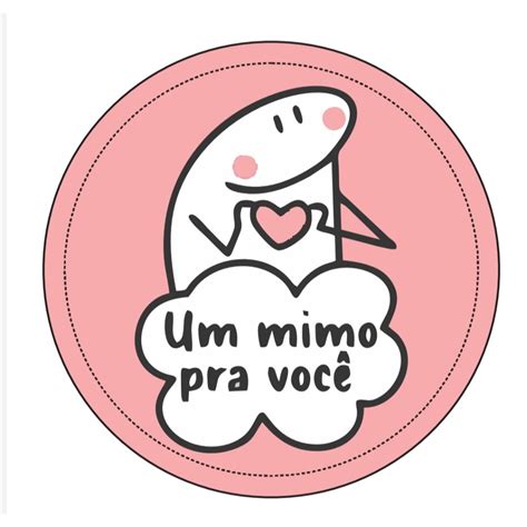 200 Etiquetas Adesivas um mimo para você flork Meme Bento Shopee Brasil