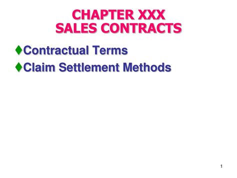 Ppt Chapter Xxx Sales Contracts Powerpoint Presentation Free