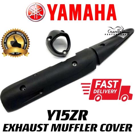 Yamaha Y15zr V1 V2 Muffler Cover Ekzos Cover Exhaust Cover And Muffler End Cap Yamaha Y15 V1 V2