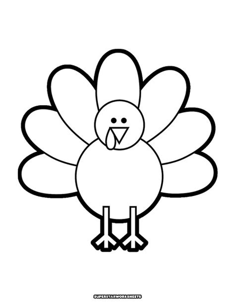 Turkey Templates Coloring Pages - Free Coloring Pages Printables