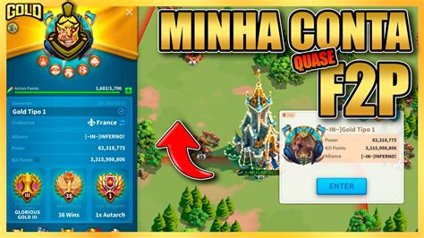 Atualiza O Completa Da Minha Conta Alt Rise Of Kingdoms Youtube