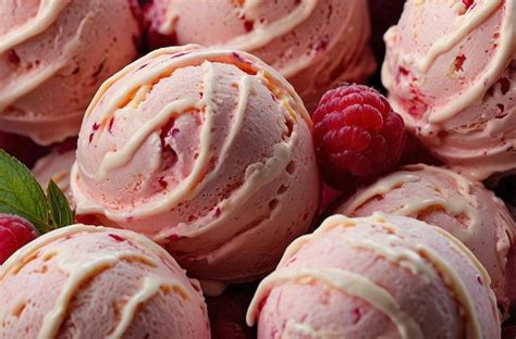 Premium Photo Vibrant Photo Of ScoopPistachio Raspberry Ripple Ice