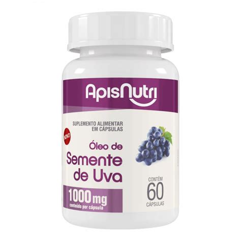 Leo De Semente De Uva Mg C Ps Apisnutri Infinity Vitaminas