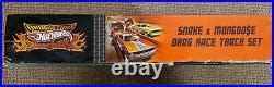 Car Track Set 2009 Hot Wheels Drag Strip Demons Snake Mongoose Drag