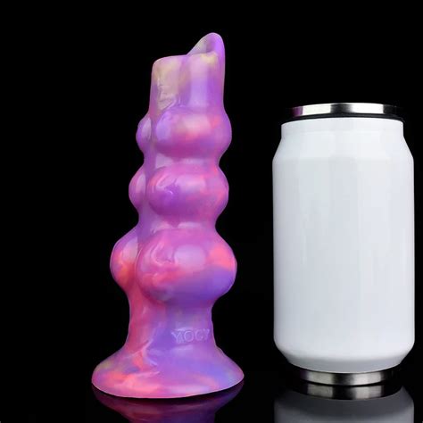 6 9in 17 5cm Ovipositor Dildo Platinum Silicone Dragon Dildo Monster