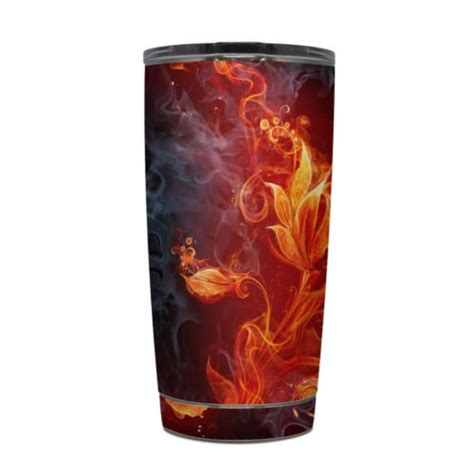 DecalGirl Y20 FLWRFIRE Yeti Rambler 20 Oz Tumbler Skin Flower Of Fire