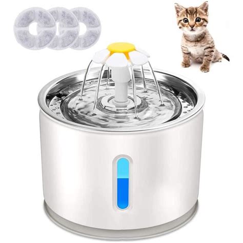 L Fontaine Eau Pour Chat Et Petit Chien Distributeur Eau Silencieux