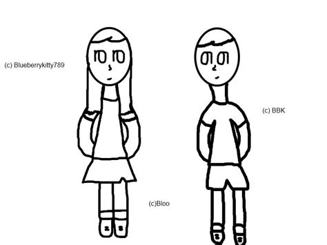 Human Lineart Co By Shuukaw On Deviantart