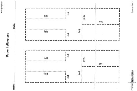 Free Printable Paper Helicopter Template - Get What You Need