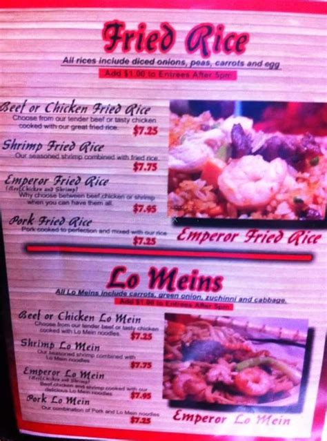 Menu Of China Mex In Odessa Tx 79761