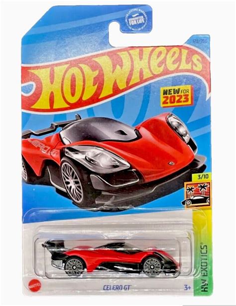 Hot Wheels Celero GT Red 178 250 HW Exotics 3 10 Walmart