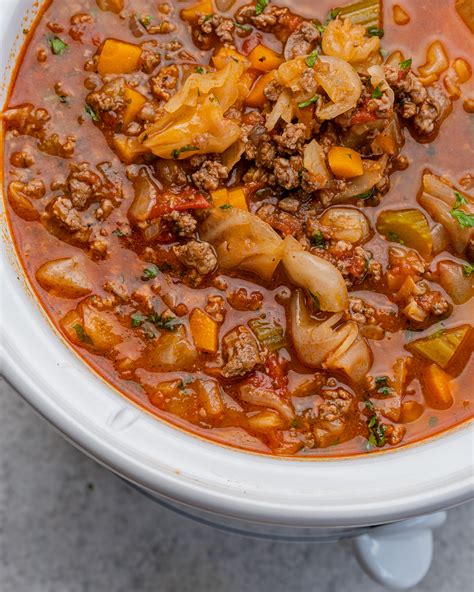 Crockpot Instant Pot Or Stove Top Cabbage Soup With Beef