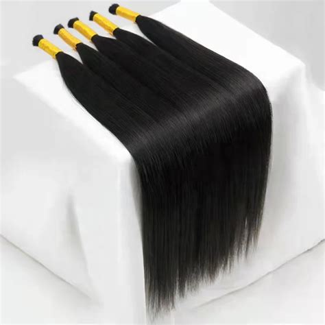 Luxury Virgin Raw Human Hair Bulk Factory Supplier Remi Cuticle Aligned