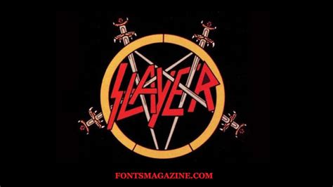 Slayer Font Free Download The Fonts Magazine