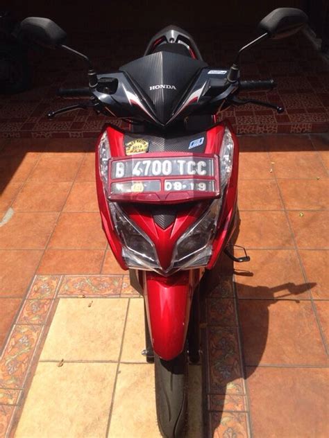 Terjual Honda Vario Cbs Merah Cc Pemakai Km Rendah Komplit