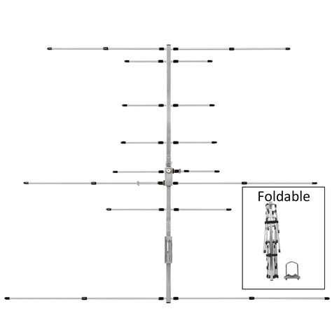 HYS VHF UHF Yagi Antenna Dual Band 144 430Mhz Outdoor Foldable Yagi