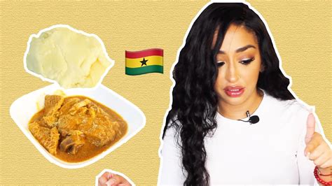 Americans Eat African Food For The First Time Fufu Ghana Youtube