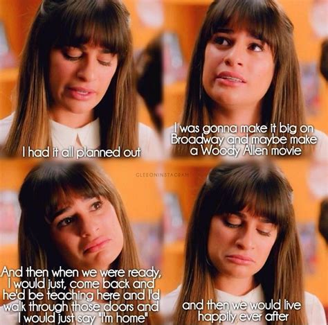 Rachael Berry Glee Quotes Glee Memes Cory Glee