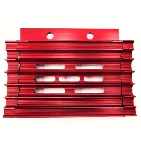 Radiateur Dhuile Alu Rouge Cnc Durite Mm Dirt Bike Pit Bike