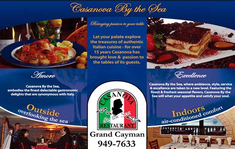 Casanova By The Sea-Cayman Island Restaurant - Caribbean Tour | Caribbean Islands | Caribbean ...