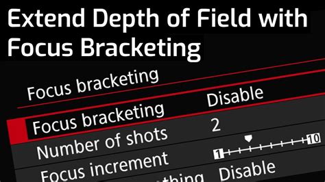 Extend Depth Of Field With Focus Bracketing EOS R5 Tip 15 YouTube