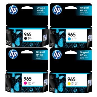 Hp Black Cyan Magenta Yellow Original Ink Cartridge Shopee