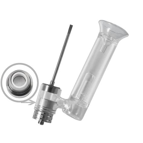 Mr Bald 510 Rig Glass Bong Bubbler Vape Kit A Type For Dry Herb