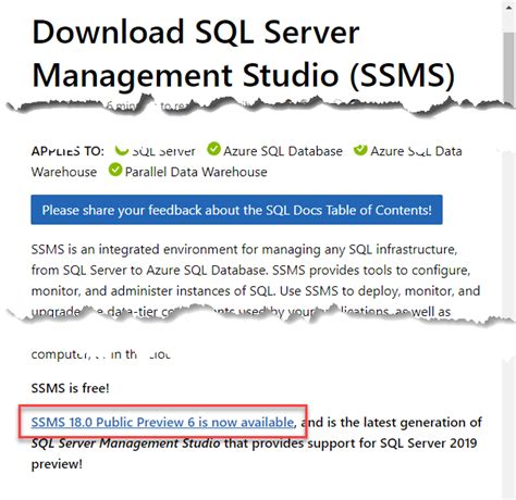 Sql Server Management Studio