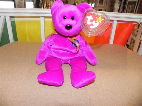 RARE TY BEANIE BABY MILLENNIUM BEAR WITH THREE SPELLING ERRORS